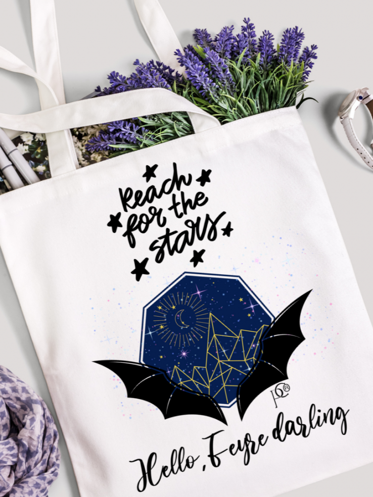 Tote bag Hello, feyre darling